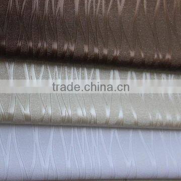 Elegant upolstery PVC leather for home decoration usage ,popular used for living room and bedroom,with tree form embossed