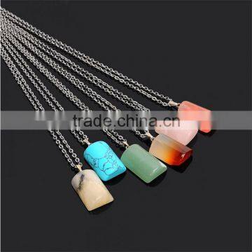 2016 New Design Fashion Gemstone Necklace Pendant Necklace Gemstone Jewelry photo-6