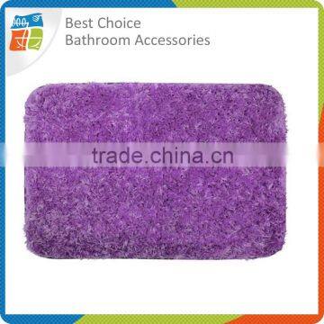 Well Know Bathroom Shaggy Purple Bath Rugs