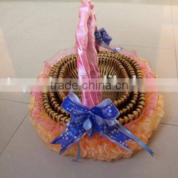 Popular Gift Basket Bamboo Basket Hanging Basket photo-2