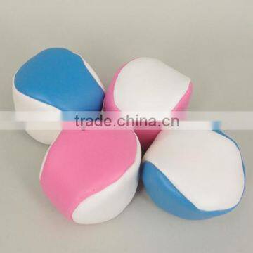 2 panels PVC leather hacky sack