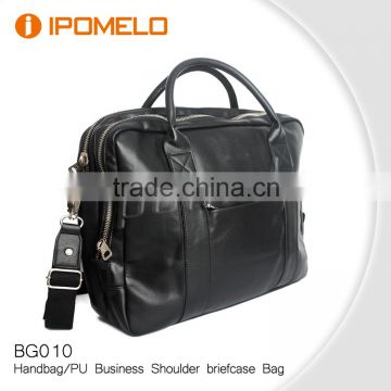 Men's office bag for briecase portfolio PU leather bag