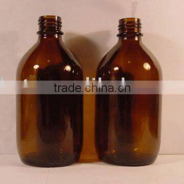 500ml amber boston shape Essential oil bottles