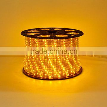 2016 Hotsale Europe High Lumen 220V Yellow led Rope Light