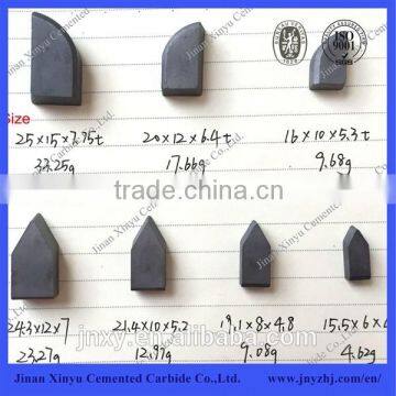 Tungsten Carbide Brazed Tip For Milling Tools YG6, YG8 C125, C122