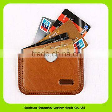 15302 Business card holder cow leather slim id card holder