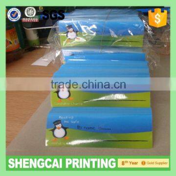 Permanent Gloss plastic sticker for indoor