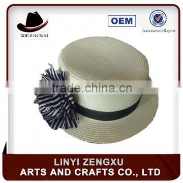 summer cheap 100% paper straw beret hat for woman