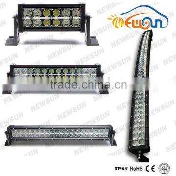 Wholesale 12v car led light bar for offroad IP67 CE RoHs car curved led off road led light bar