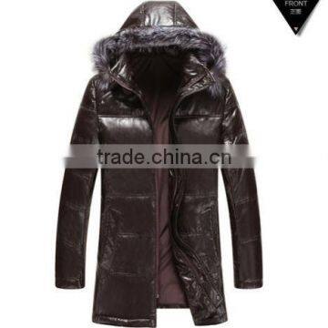 Men Sheep Leather Jacket Coat