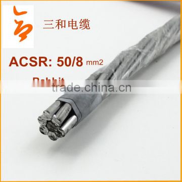 Bare ACSR overhead aluminum/steel Conductor