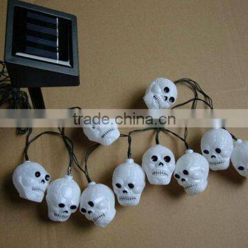 solar skull light string