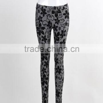 F5W31021 High Waisted Leggings In Charcoal