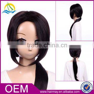 Quality wig black cosply Axis Powers Hetalia China Wanyao synthetic wig