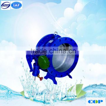 Slanting Seat Slowly-Closing Non-Return Butterfly Valve