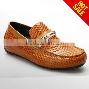 Men casual flat leather shoe/elevator shoes/casual breathable shoes