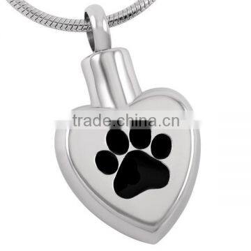 Loved Doggie Paw Pet Cremation Jewelry Pendant