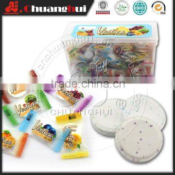 Fruity 2g Sorbitol Acid Candy / Hight Quantity Sour Candy Press