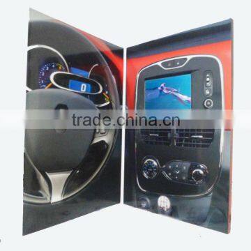 4.3 inch video greeting card multi language