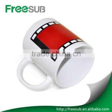 White Ceramic 11oz Customed Shape Color Changing Mugs Wholesale Sublimation Products photo-5