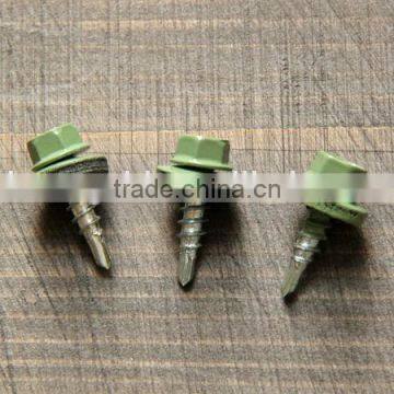 Hex Washer Head Self Drilling Screws With Color Painted Roofing Screw photo-2