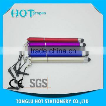 mini stylus ball pen, touch pen with dust plug