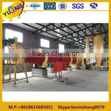 YULONG brand GHG sawdust dryer for sale