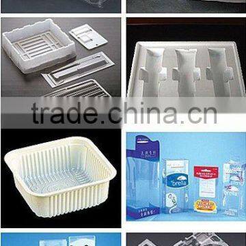 Hot sell ps film with vacuum process to salad tray