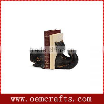 Resin Antique Grey Whale Bookend Wholesale
