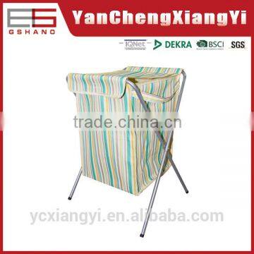 Top selling Polyester iron tube handmade laundry baskets