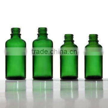 Green glass bottle