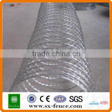 Factory Direct Galvanized Concertina Barbed Razor Wire BTO22 BTO28