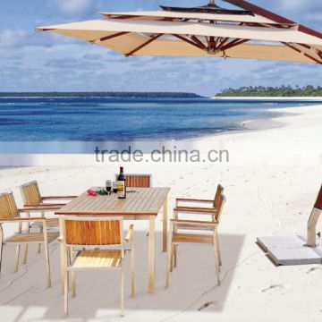 garden dining sets furniture aluminum and teak wood