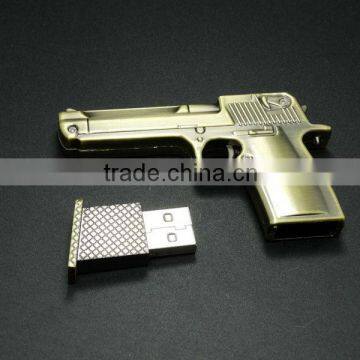 Toy Gun USB For Children Bulk Cheap metal gun USB Flash Drives