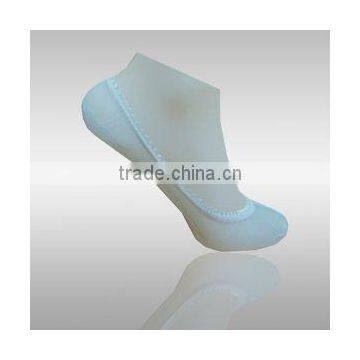 breathable net design woman boat socks
