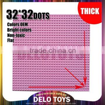 ABS Material plastic building bricks thick base plate 32*32 DE00035