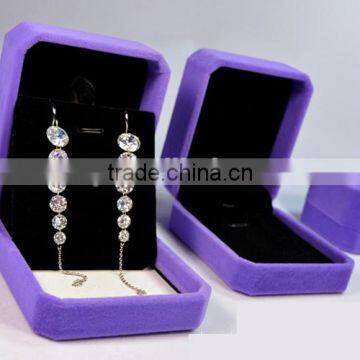 Custom Wholesale Small Velvet Jewelry Box for Wedding photo-6