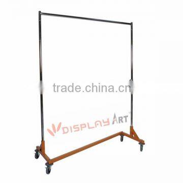 Adjustable Rolling Garment Z Rack