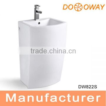 Chaozhou Unique Bathroom face basin Standing Siamesed basin DW822S