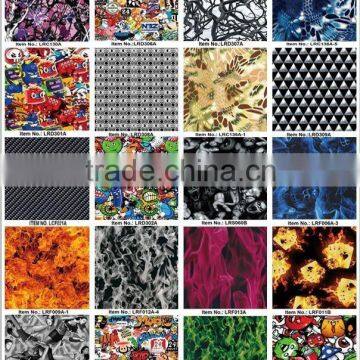 Sale water transfer printing film patterns&hydrographic film&hydro dipping pva film A4 Package No. LYH-FS01