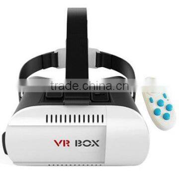 VR BOX TS-3D02 Virtual Reality 3D Glasses - WHITE