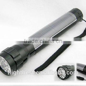 Ordinary Bright Solar Torch LED Flashlight lighting,Popular 7 LED Solar flashlight 2015 To Cyprus