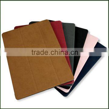 Factory New Arrival Ultra Thin Tri-folding Tablet PU Leather Smart Cover for IPad Pro