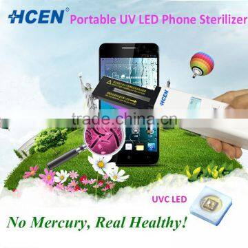 Innovative products for sell portable 280nm led uv light mobile phone sterilizer