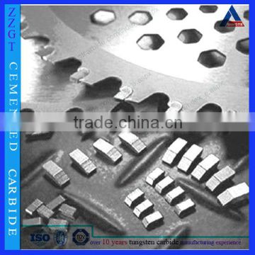 Tungsten carbide tips for TCT Saw Blade/circular saw