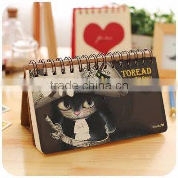 2016 Cute Planner Notebook Printed Paper Cover Spiral Organizer Notebooks