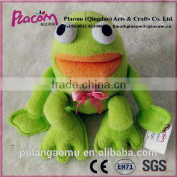 Unique Design Interesting Cheap Frog Plush Hand Puppet for Wholesale photo-3