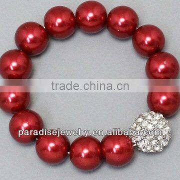 Vintage design crystal beaded Bracelet-14pcs/row-B22037-1