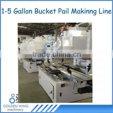 Automatic Tin Can Seamer Sealing Machine For Metal Paint Pail /Conic Pail Tin Bucket Production Line