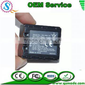 VW-VBN130 For Panasonic Rechargeable 7.2v 1500mah Li-po Battery Factory OEM